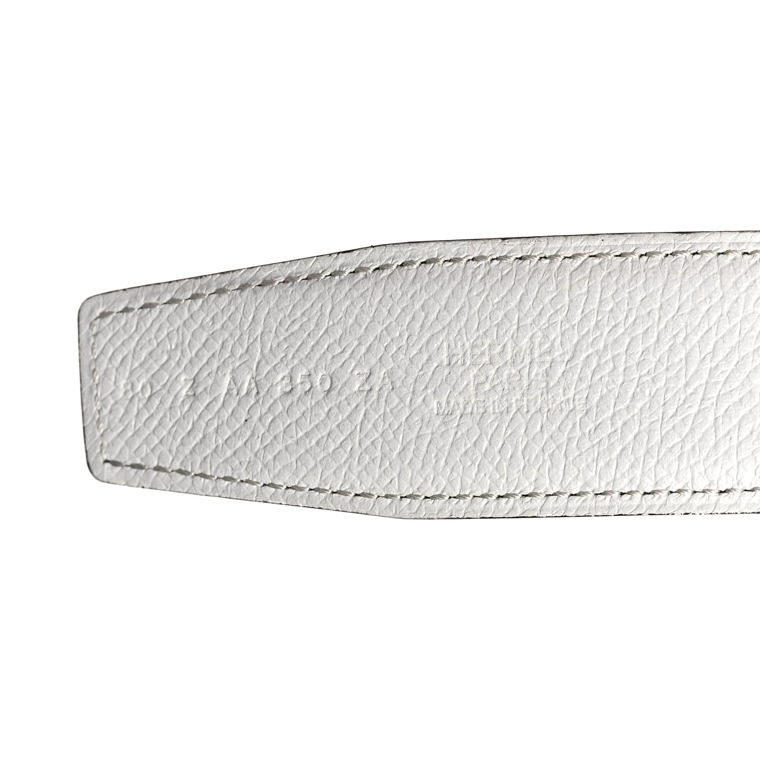 Hermes Epsom Swift 24mm Mini Constance H Belt 80 32 White Chocolate 5 of 6
