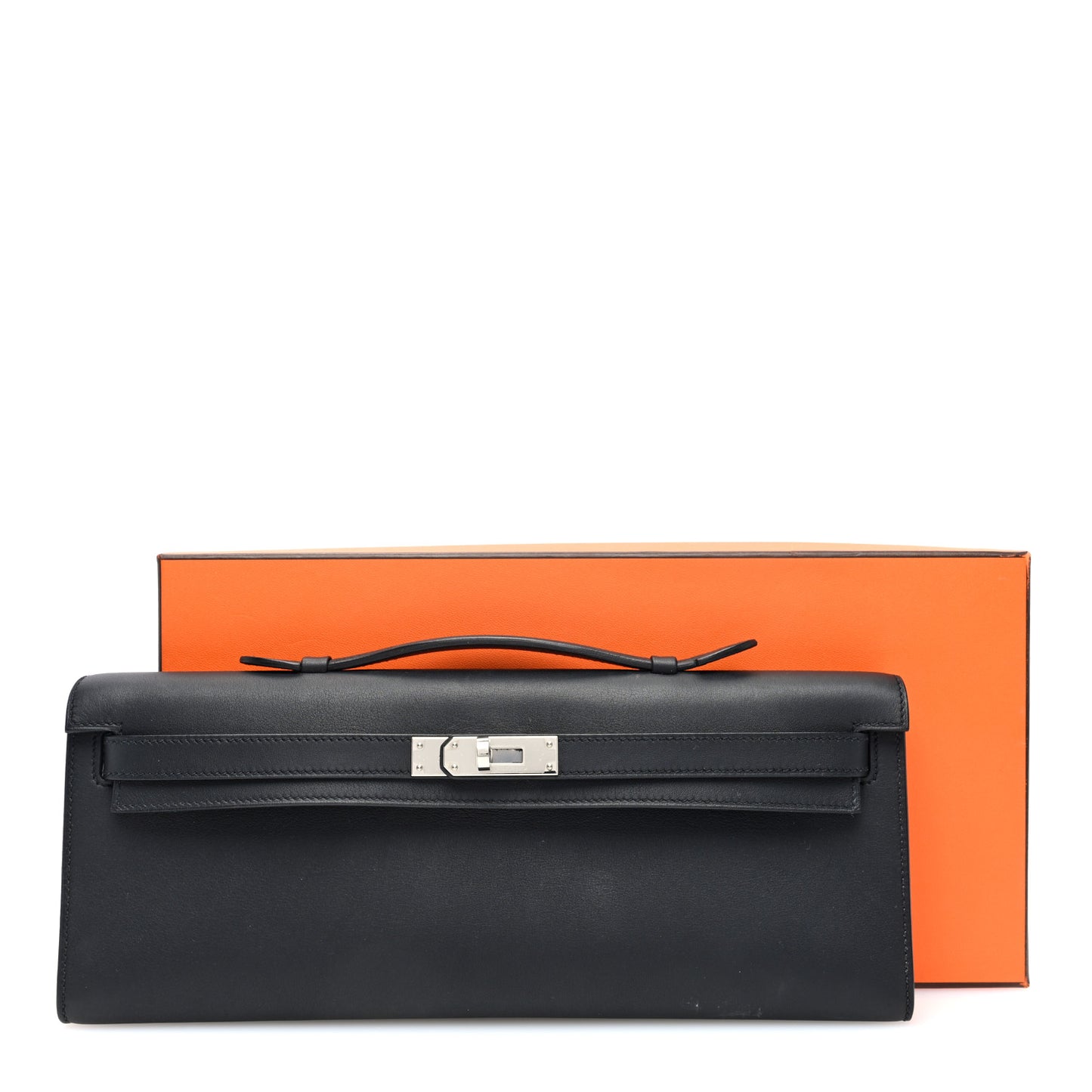 Swift Kelly Cut Clutch Pochette Black