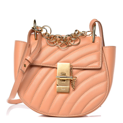 Chloe Calfskin Quilted Mini Drew Bijou Shoulder Bag Blushy Pink 1 of 7