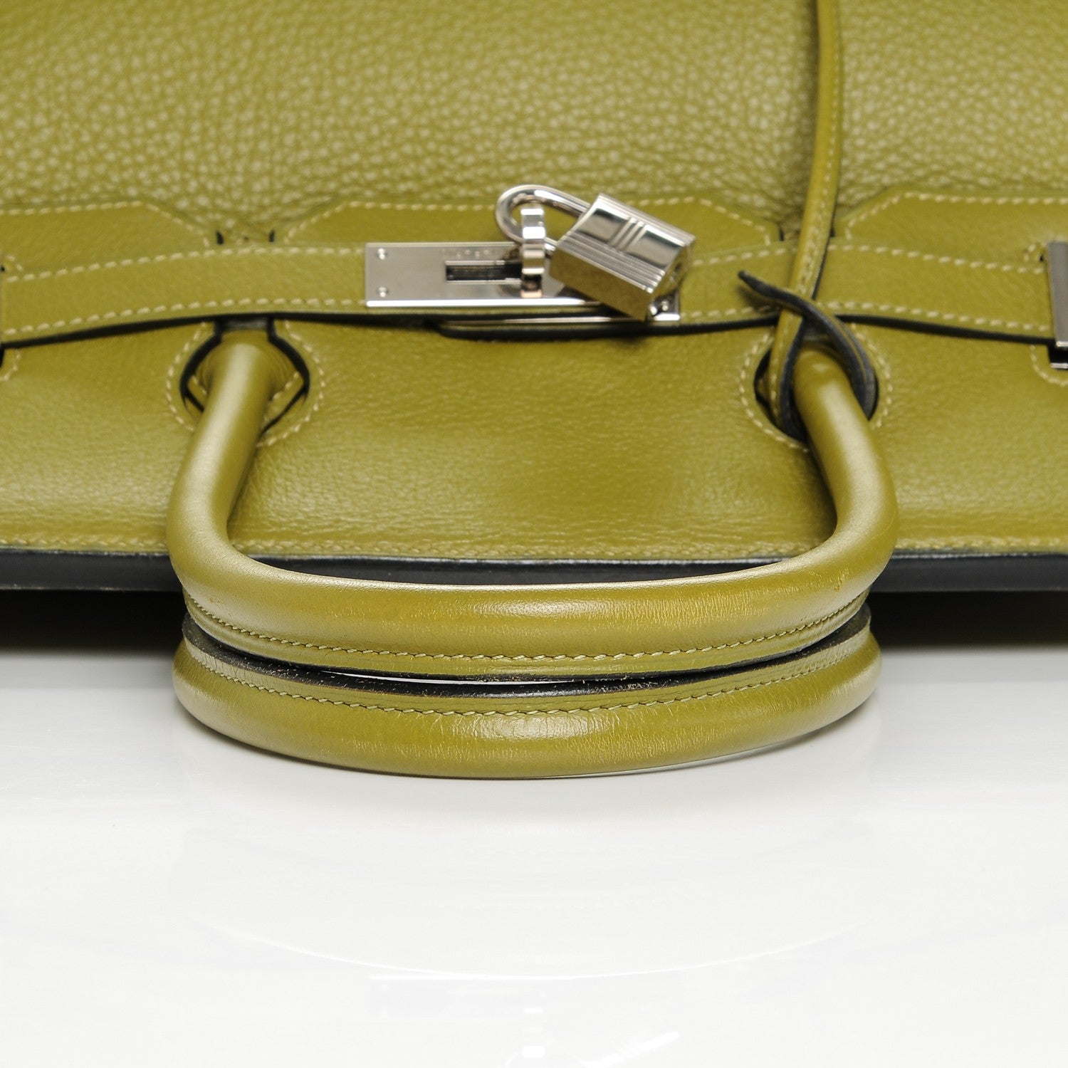 Hermes Taurillon Clemence BIRKIN 35 Vert Chartreuse 13 of 29