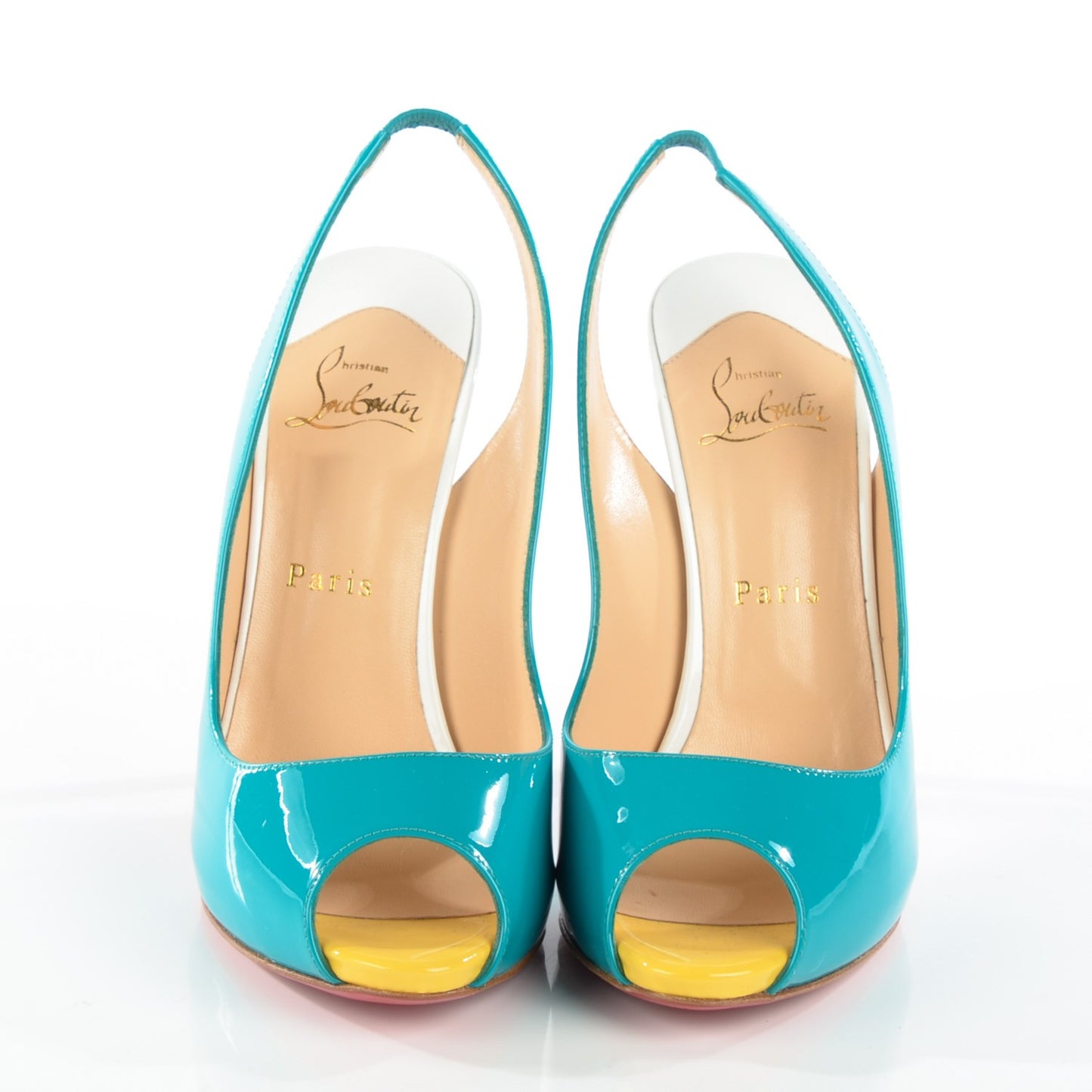 Patent Flo Sling 120 Pumps 39 Caraibes Canari