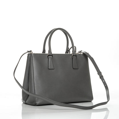 Prada Saffiano Medium Galleria Double Zip Tote Marmo 3 of 7