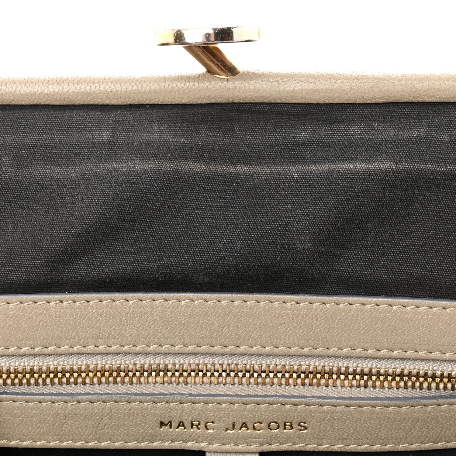Marc Jacobs Calfskin Quilted Studded Stam Grey 11 of 24