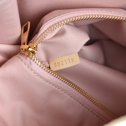 Louis Vuitton Damier Azur Graceful MM Rose Ballerine 8 of 22