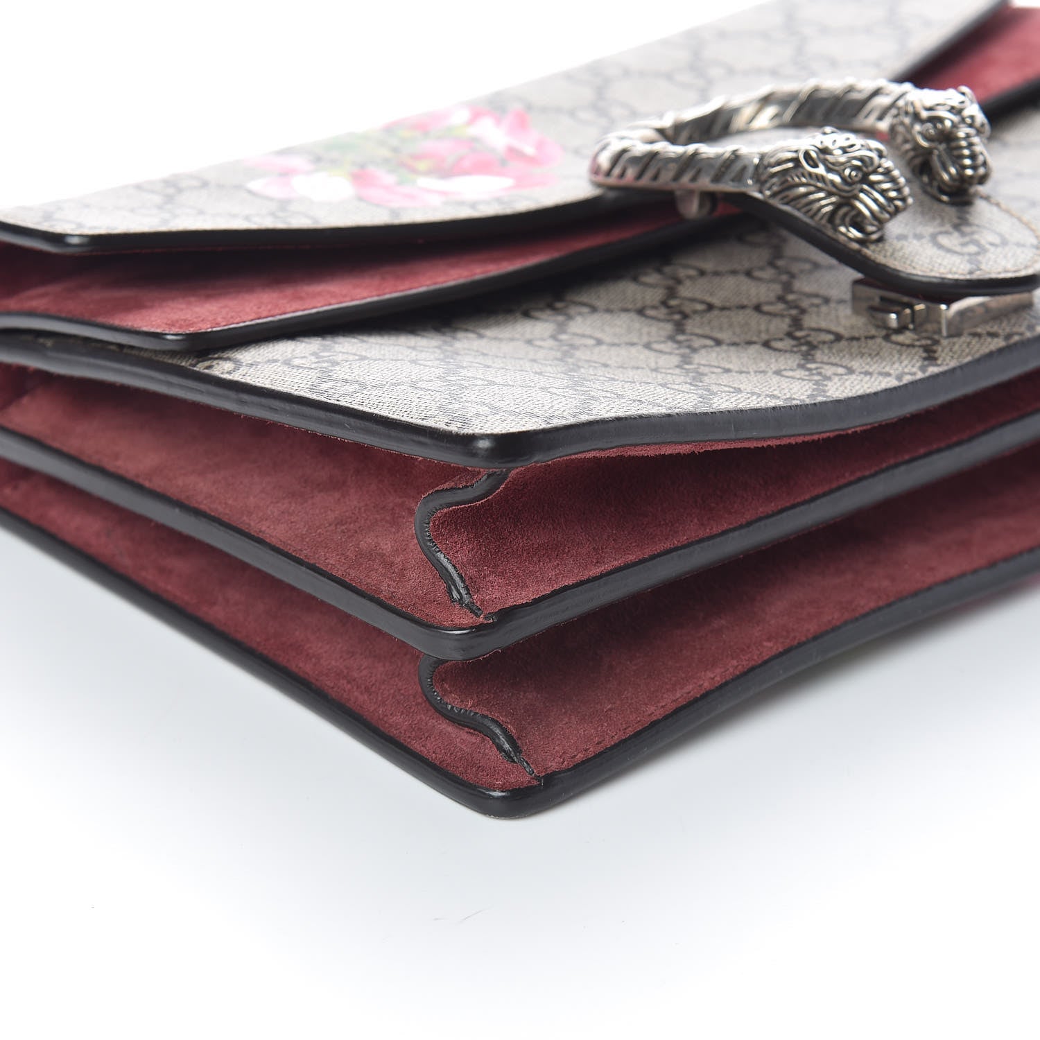 Gucci GG Supreme Monogram Blooms Small Dionysus Shoulder Bag Beige Multicolor Dry Rose 9 of 10