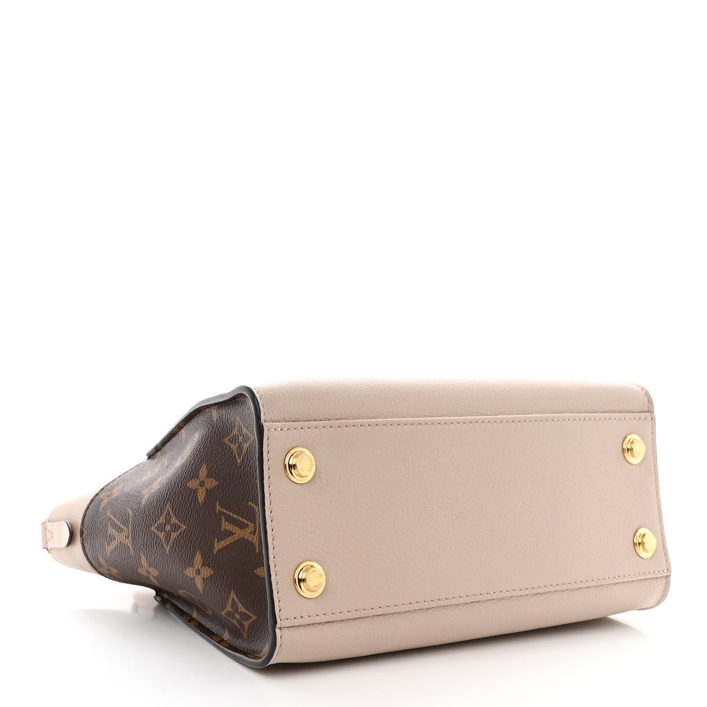 Calfskin Monogram On My Side PM Greige