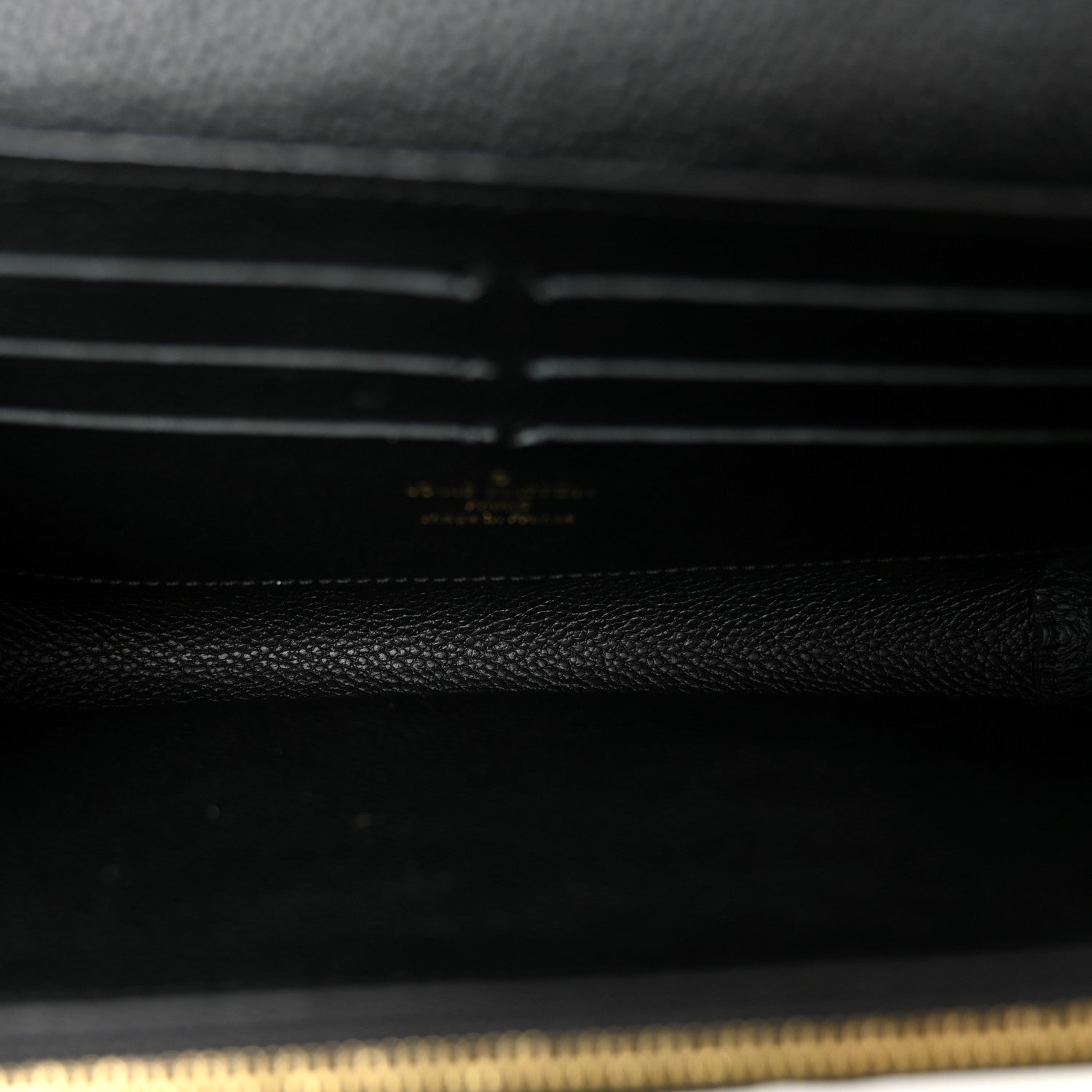 Louis Vuitton Empreinte Vavin Chain Wallet Black 5 of 10
