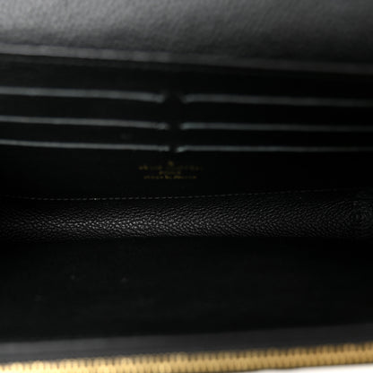 Louis Vuitton Empreinte Vavin Chain Wallet Black 5 of 10