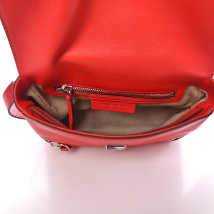 Givenchy Waxy Grained Calfskin Mini Pandora Pure Flap Bag Red 7 of 9