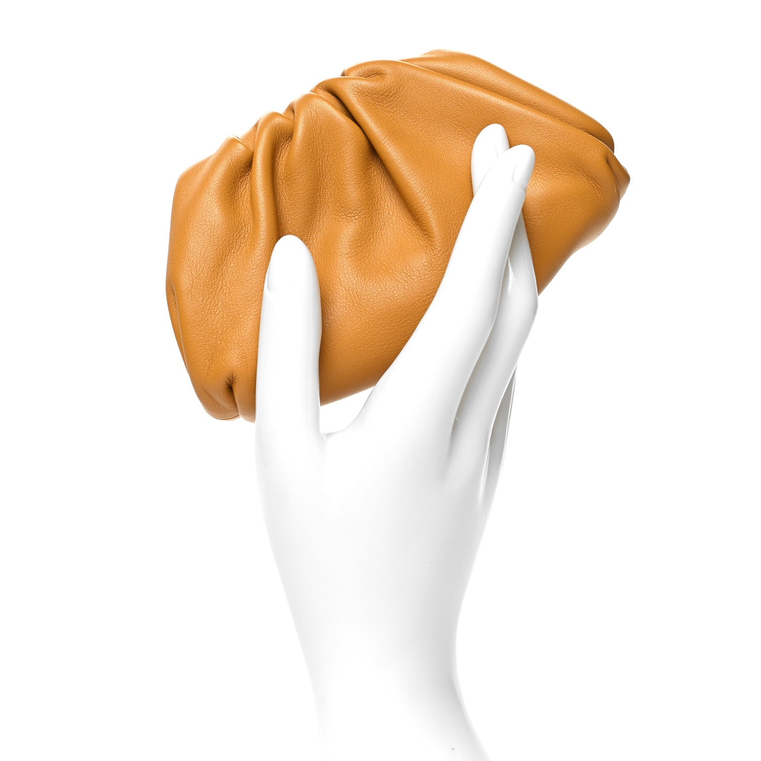 Bottega Veneta Butter Calfskin Coin Purse Caramel 2 of 12