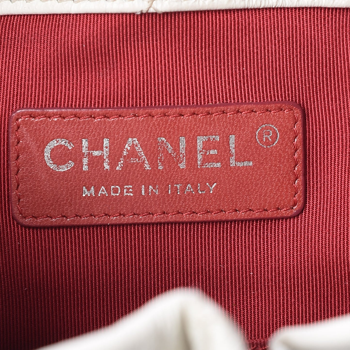 Aged Calfskin Quilted Small Gabrielle Backpack Black White