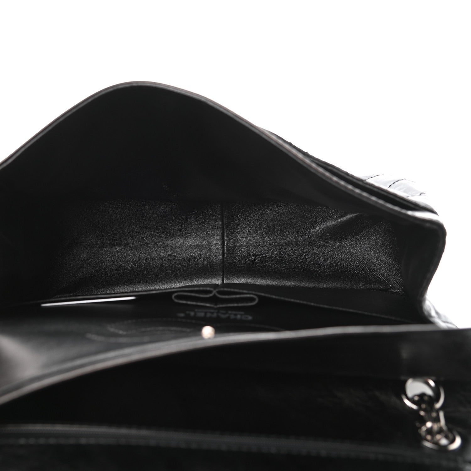 Chanel Metallic Aged Calfskin Quilted 2.55 Reissue 226 Flap Black 5 of 11