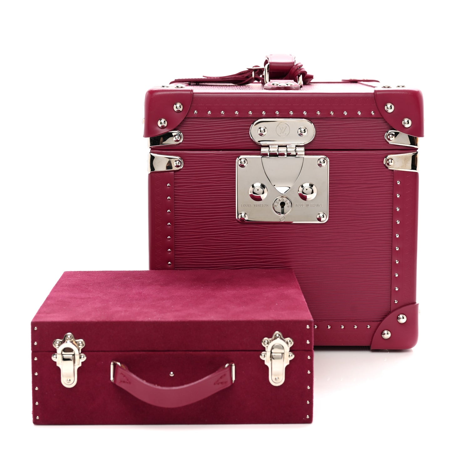 Epi Boite Flacons Beauty Train Trunk Case Fuchsia