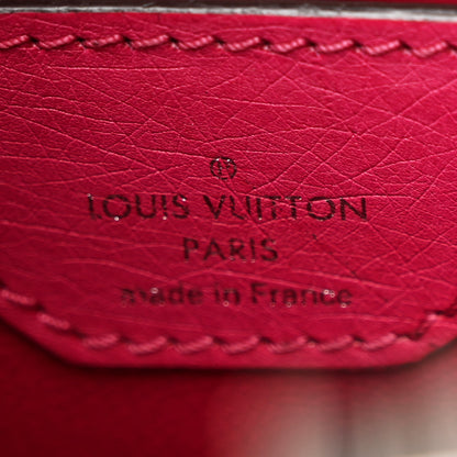 Louis Vuitton Ostrich Capucines BB Berry 7 of 14