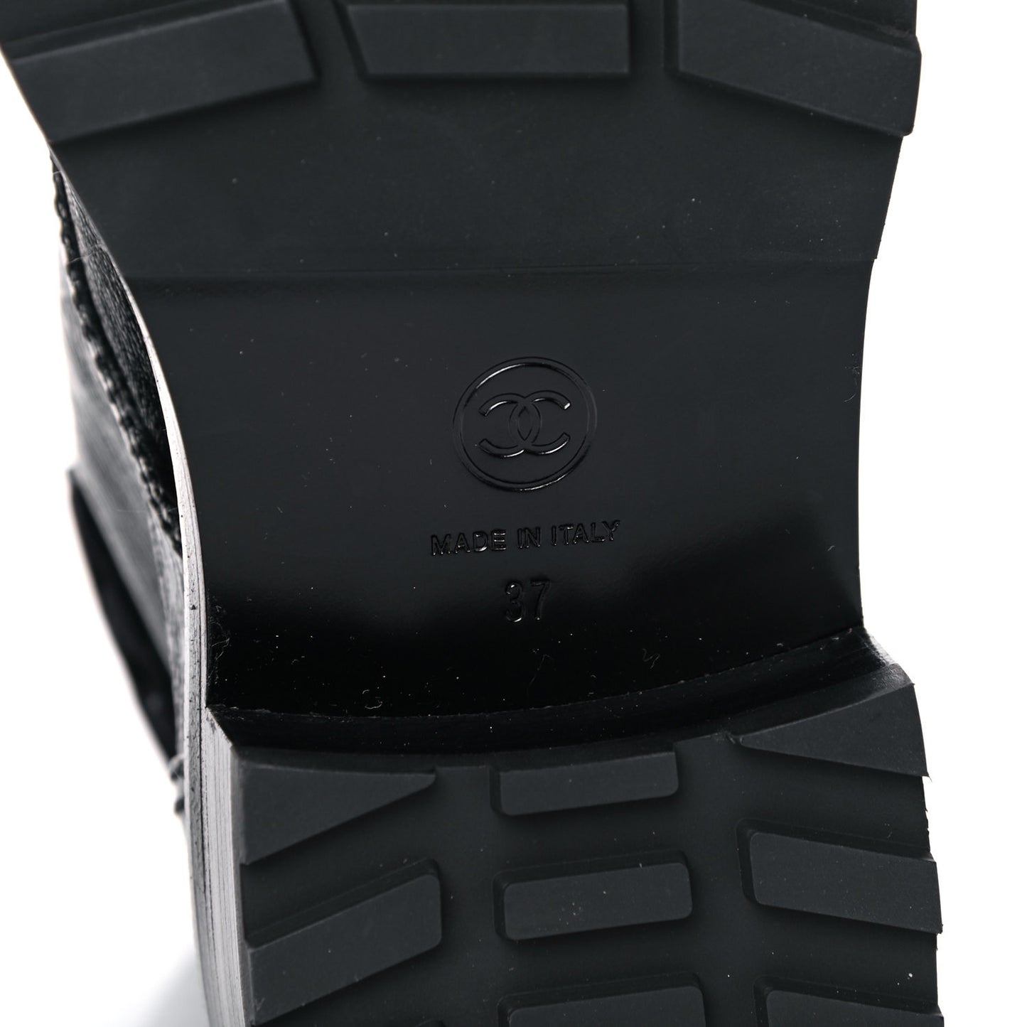 Shiny Calfskin Velvet Pearl Combat Short Boots 37 Black