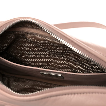 Prada Nappa Triangle Stitched Spectrum Camera Bag Cipria 7 of 13