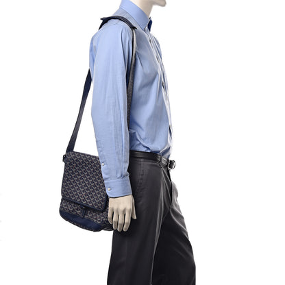 Goyard Chevron Grand Blue MM Marine 2 of 9