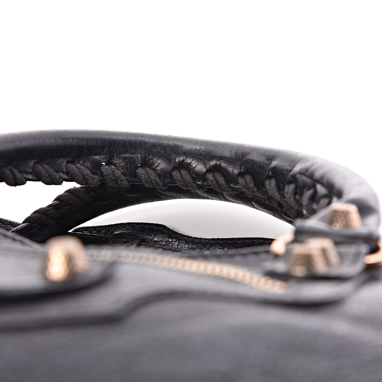 Agneau Giant 12 Rose Gold Hardware City Black