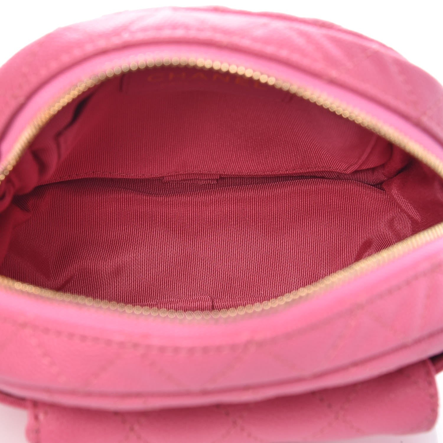 Chanel Caviar Quilted CC Day Camera Case Pink 5 of 7