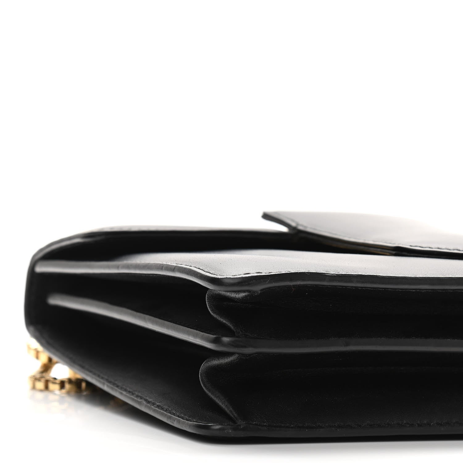 Salvatore Ferragamo Calfskin Thalia Flap Shoulder Bag Black 8 of 10