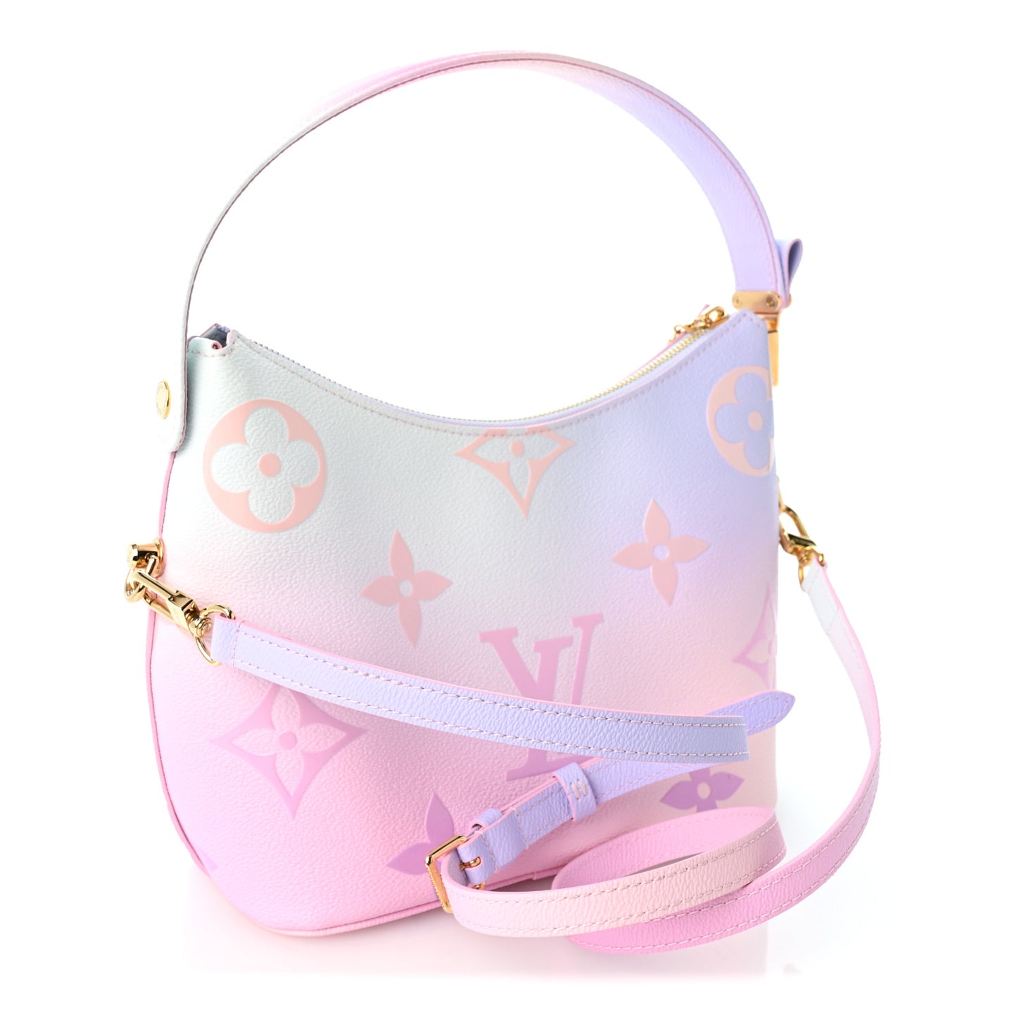 Monogram Giant Spring In The City Marshmallow Hobo PM Sunrise Pastel