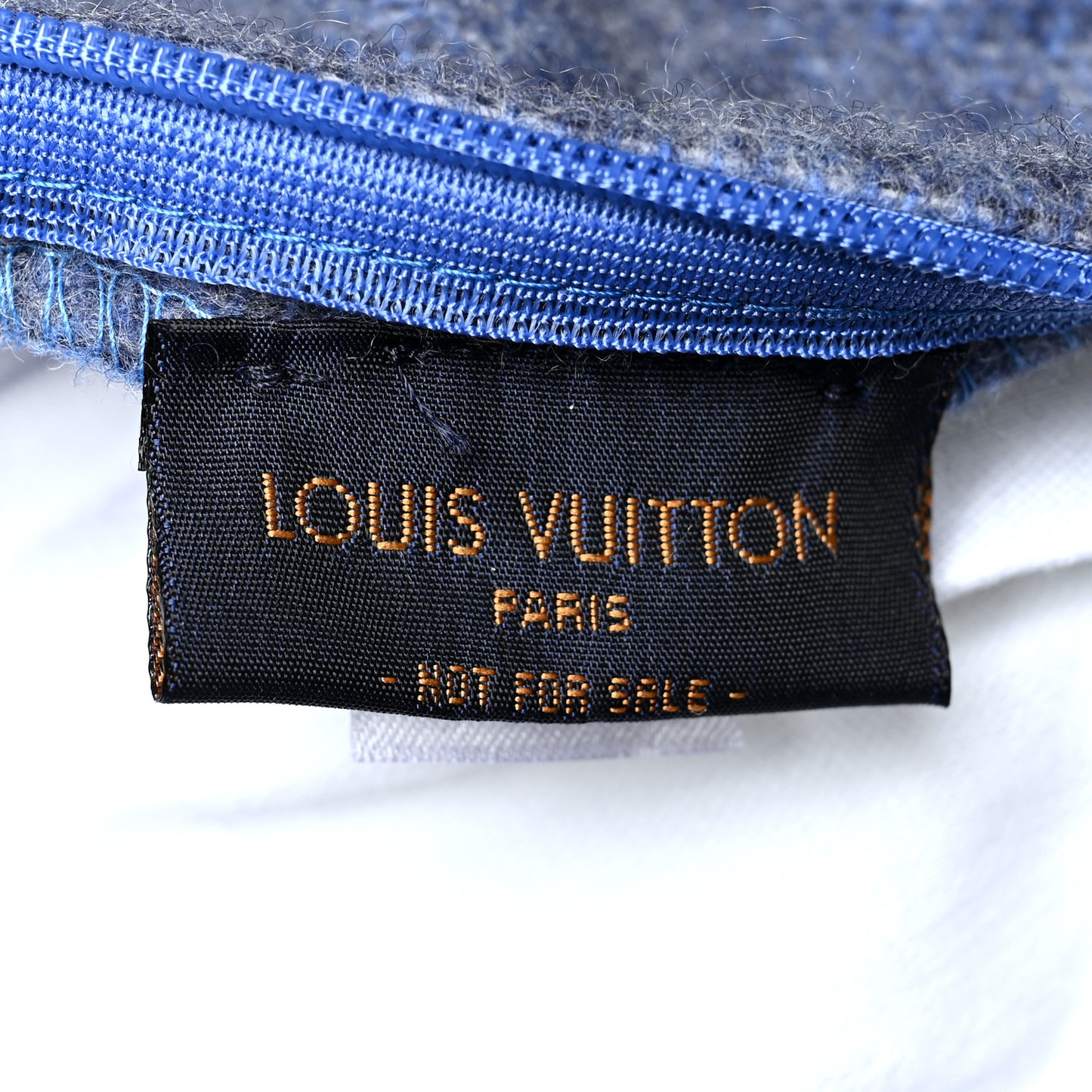 Wool Cashmere Cushion Pillow Blue Gray
