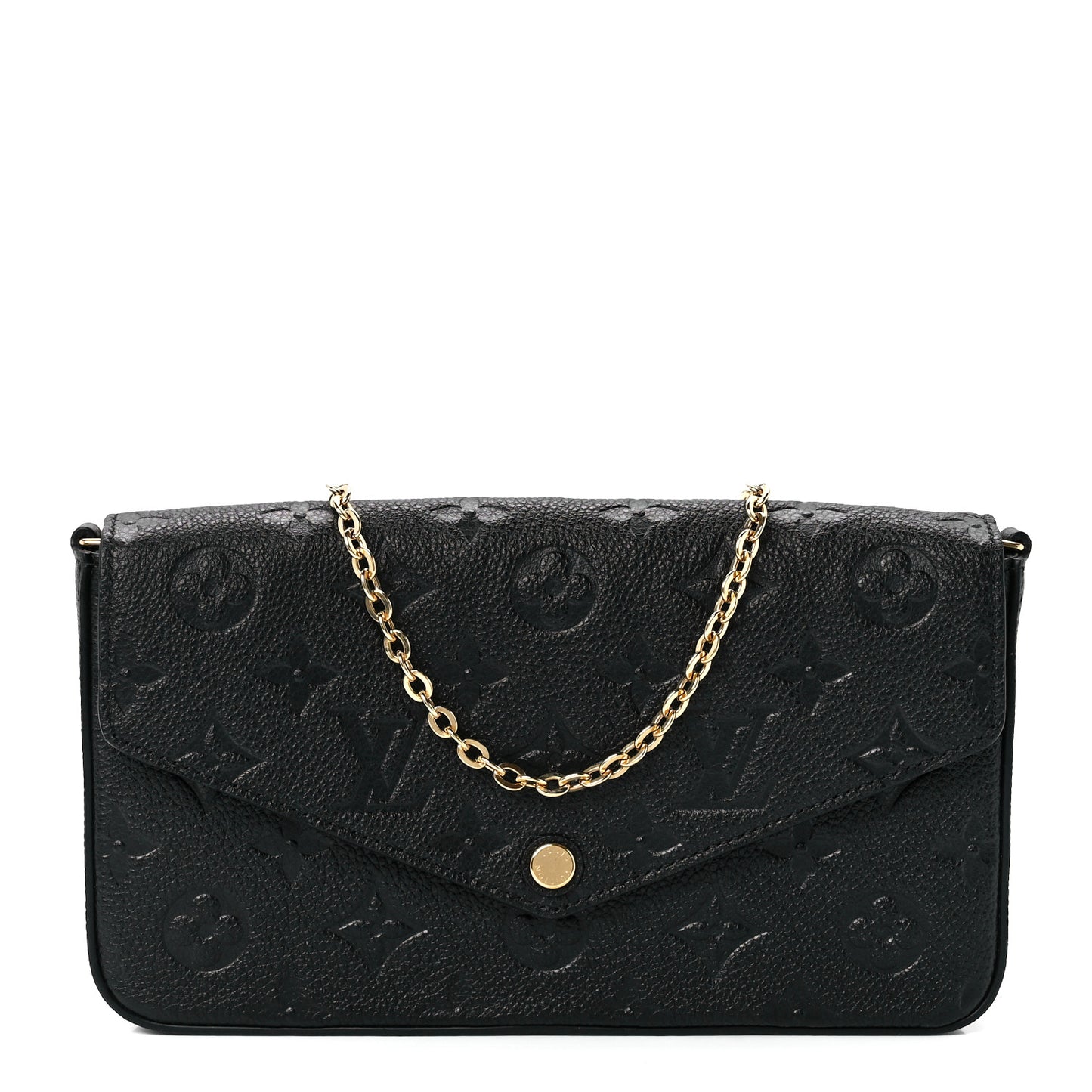 Empreinte Pochette Felicie Chain Wallet Black