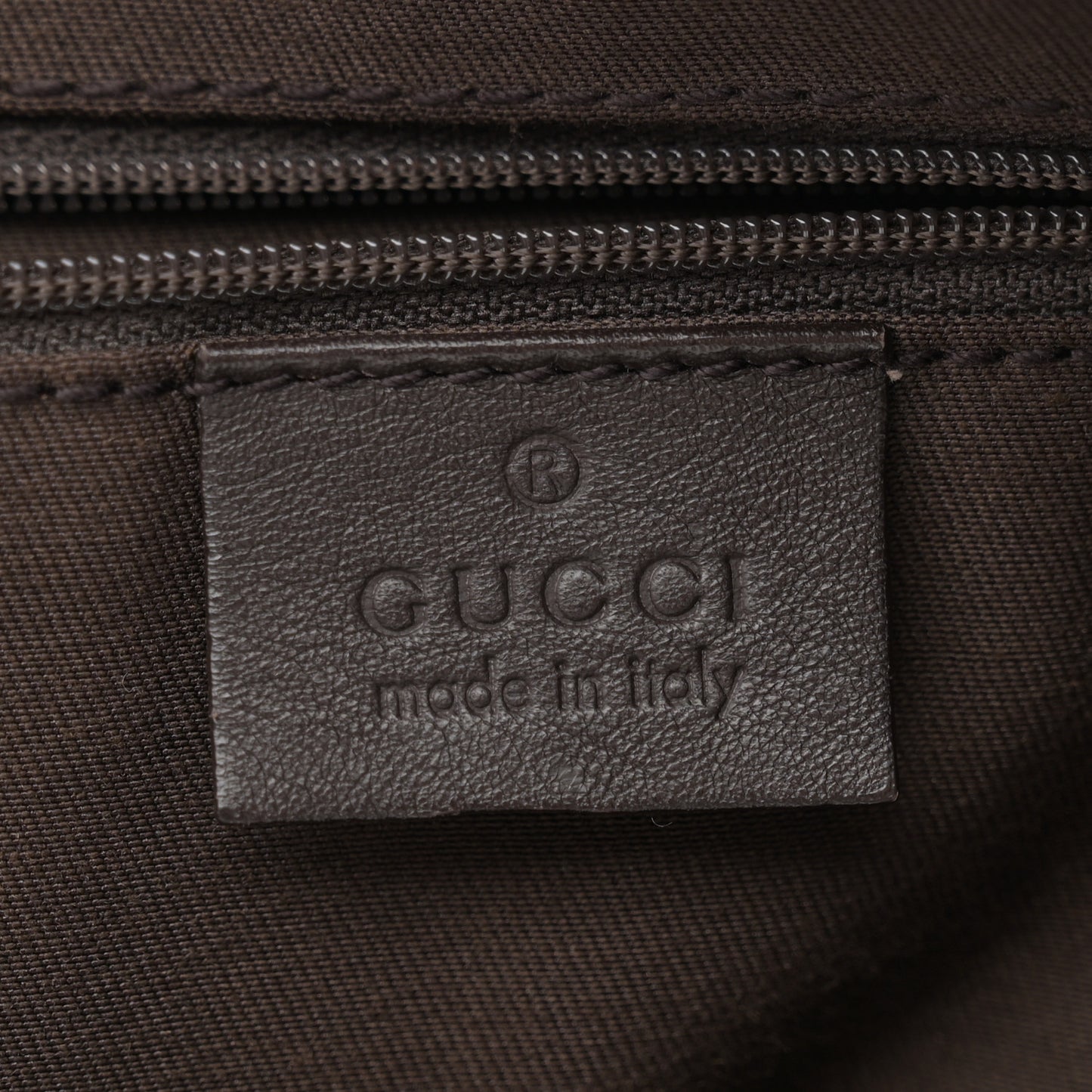 Monogram Large D Gold Hobo Dark Brown