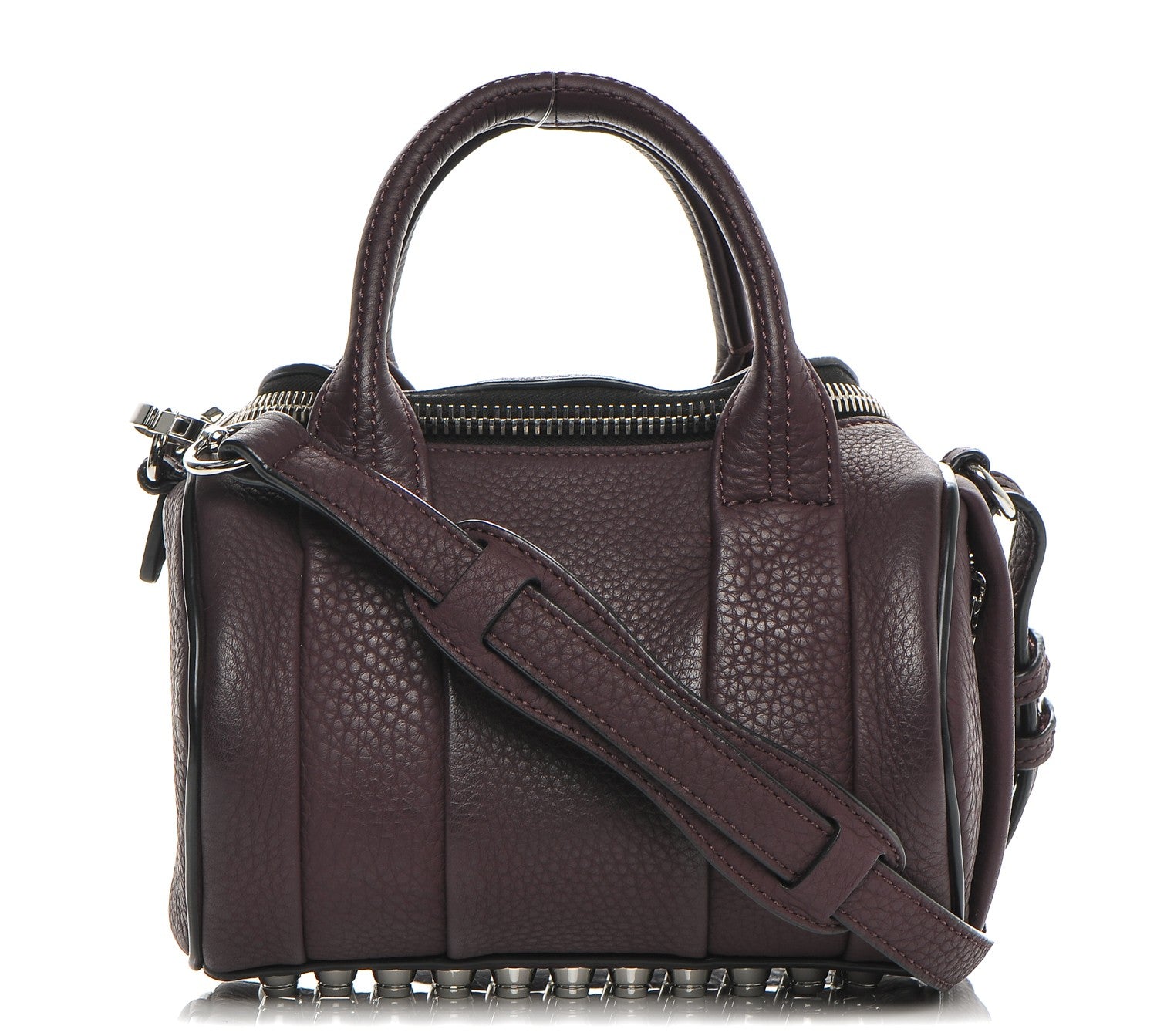 Alexander Wang Pebbled Calfskin Mini Rockie Matte Oxblood 1 of 8