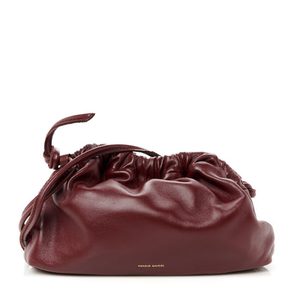 Mansur Gavriel Lambskin Cloud Mini Clutch Pomegranate 1 of 10