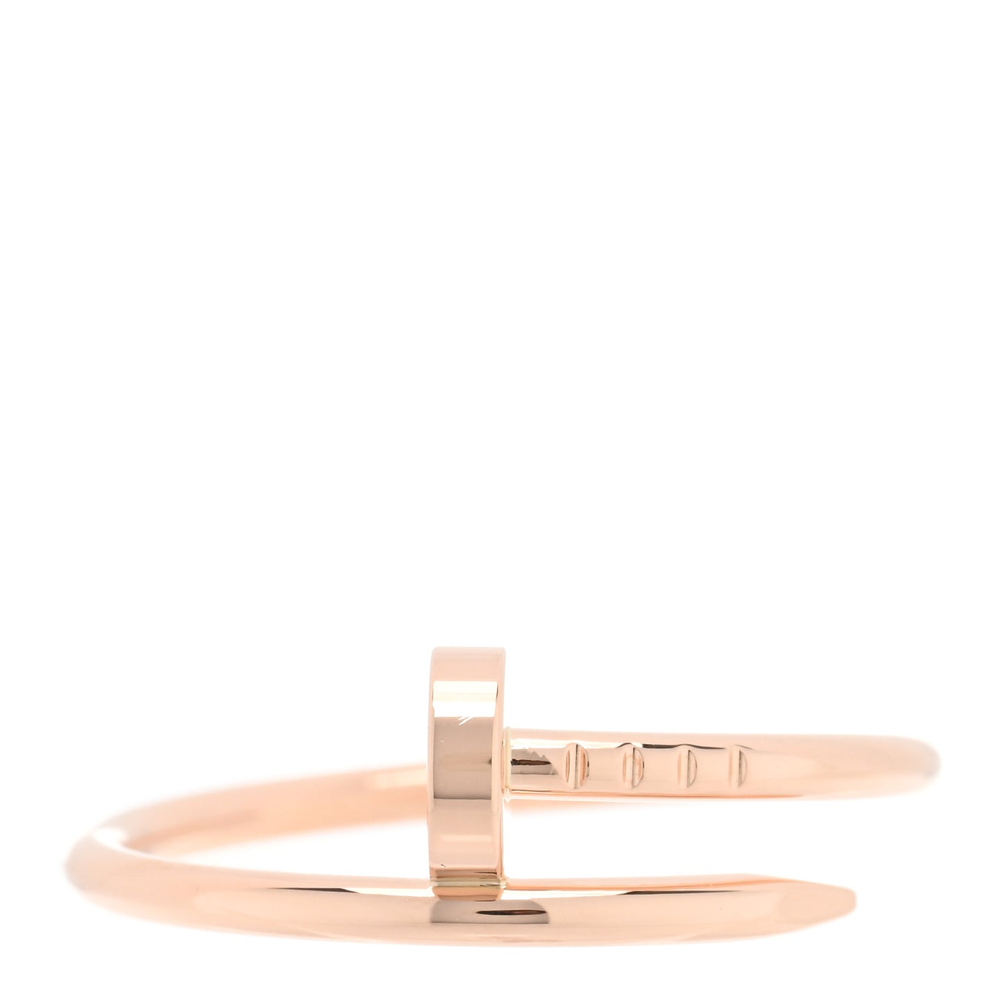 18K Pink Gold Small Juste Un Clou Ring 58 8.25