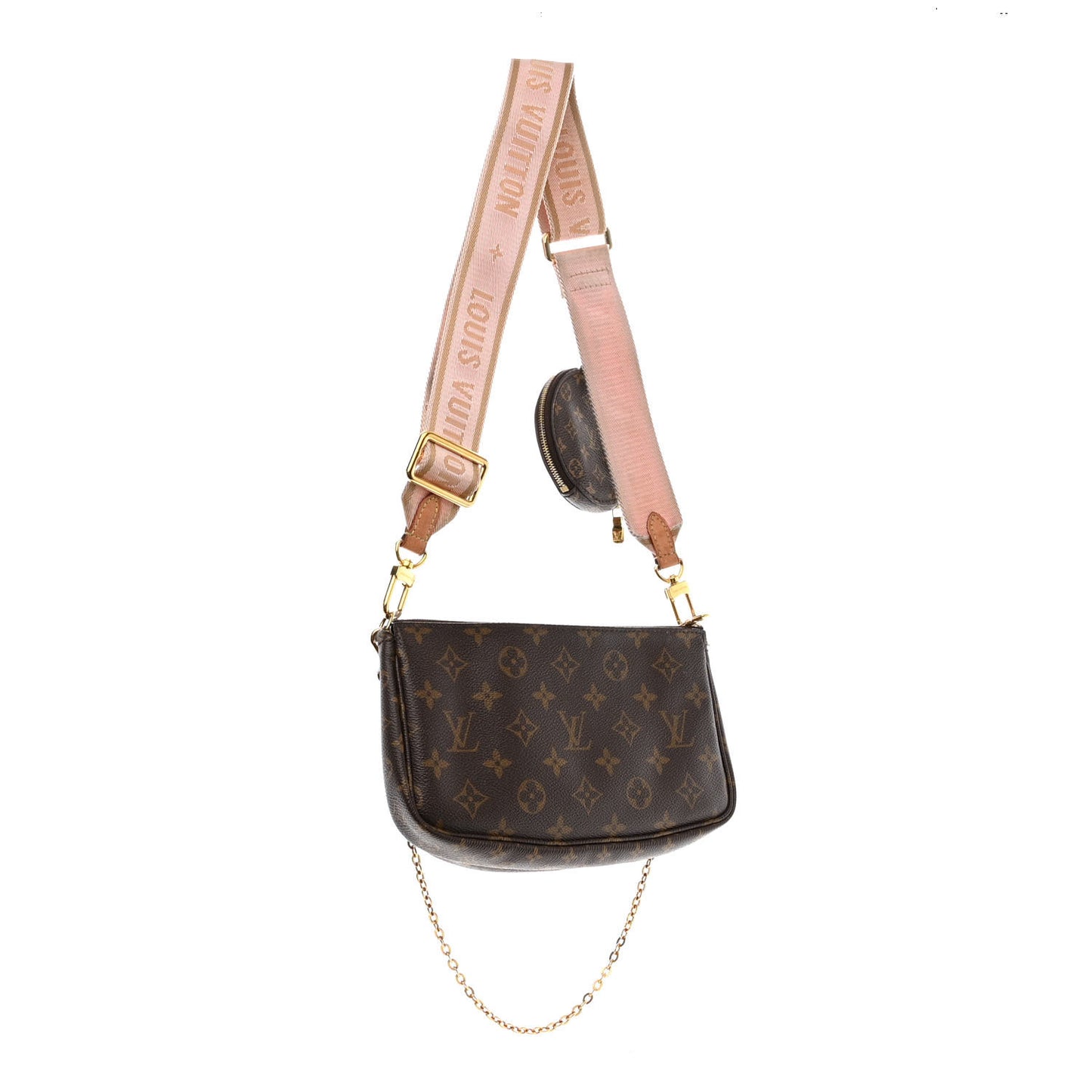 Monogram Multi Pochette Accessories Rose Clair