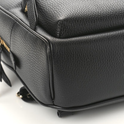 Gucci Pebbled Calfskin Soho Chain Backpack Black 8 of 9