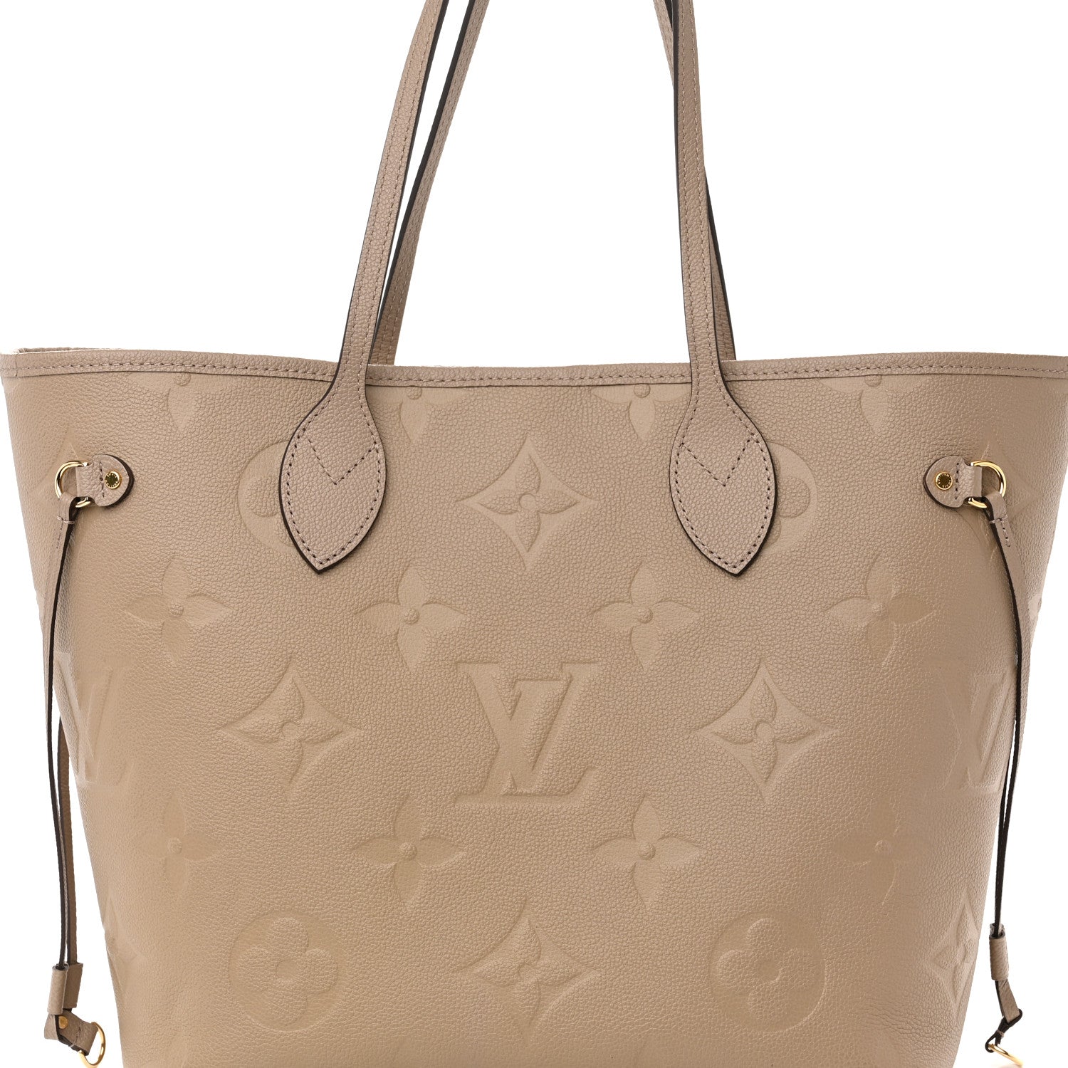 Louis Vuitton Empreinte Monogram Giant Neverfull MM Tourterelle 7 of 10