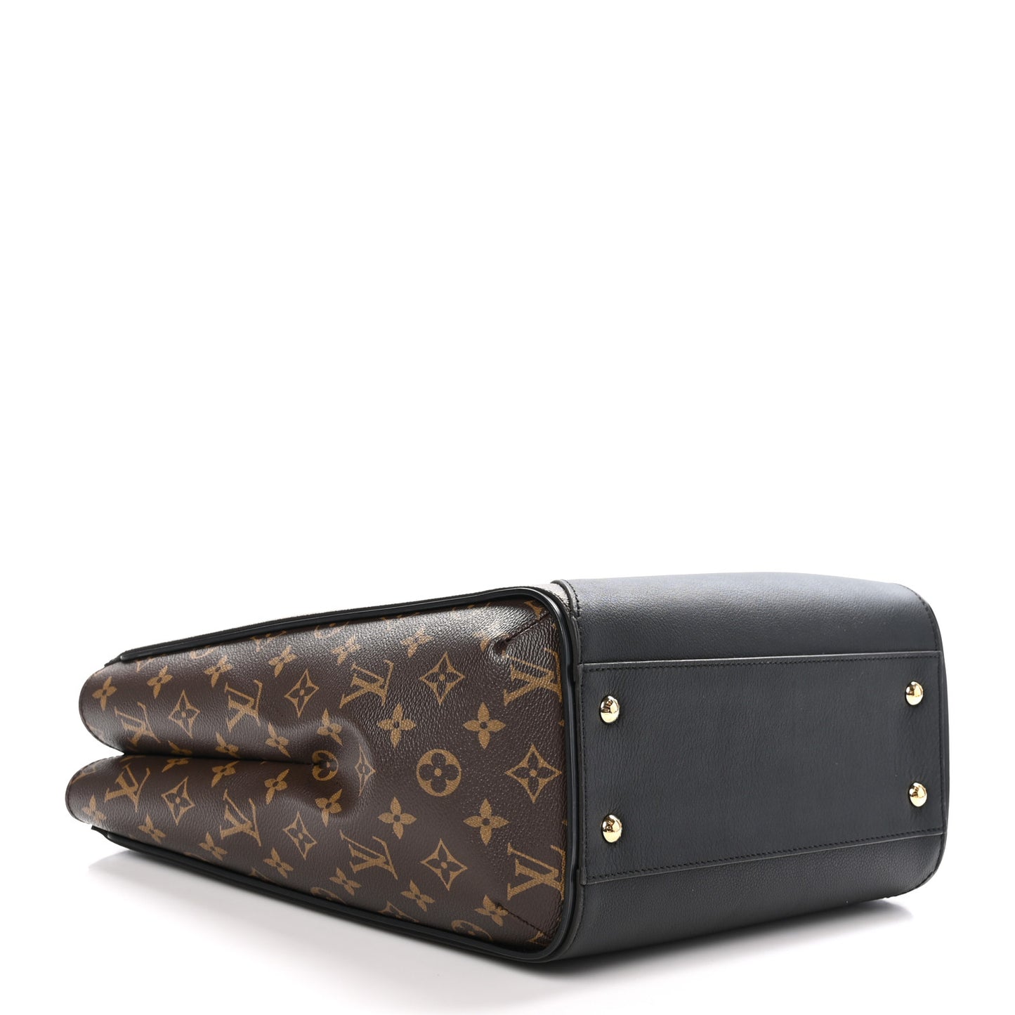 Calfskin Monogram Kimono Tote Black