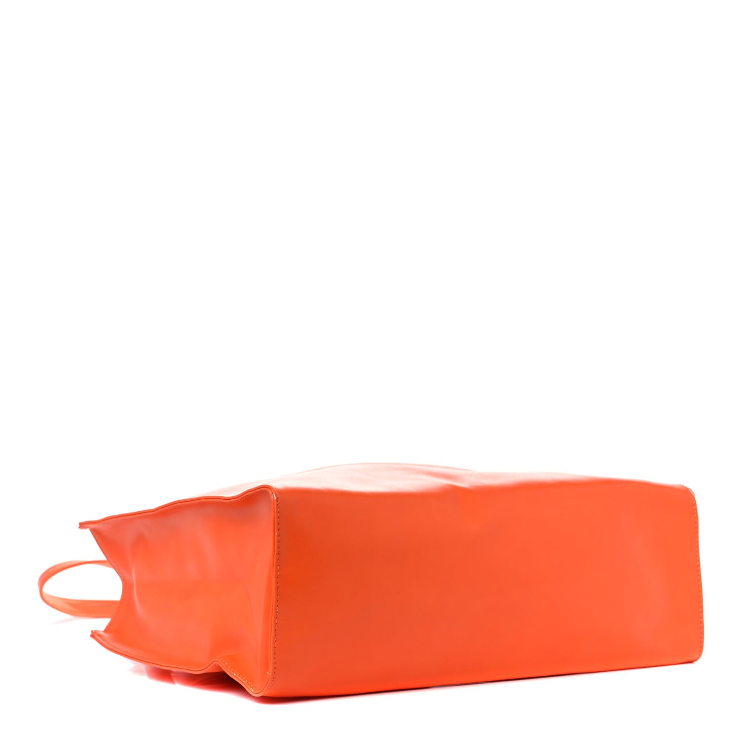 Telfar Vegan Leather Medium Shopping Bag Orange 3 of 11