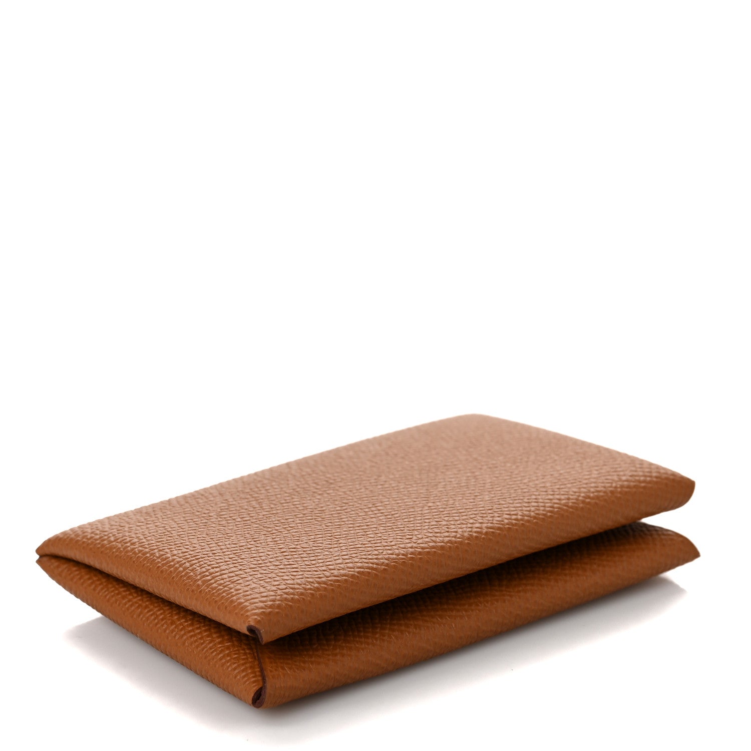 Hermes Epsom Calvi Card Case Gold 4 of 6