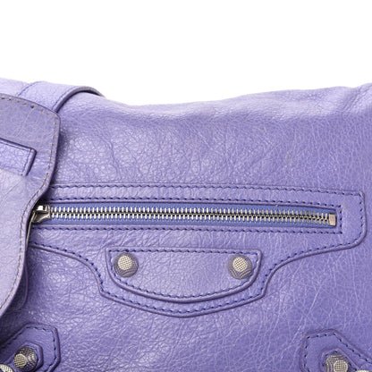 Balenciaga Agneau Giant 12 Silver Hardware Neo Folk Messenger Mauve 10 of 10