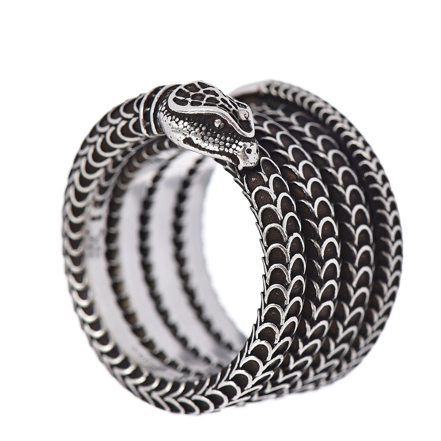 Sterling Silver Garden Snake Wrap Ring 62 10