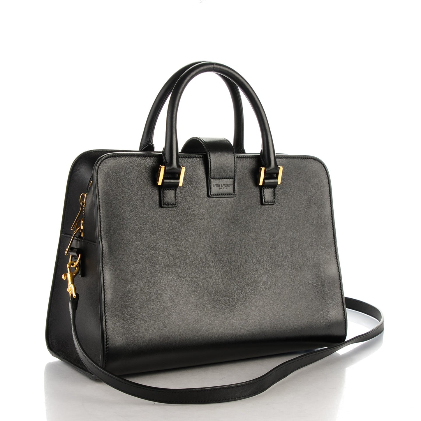 Calfskin Small Monogram Cabas Black