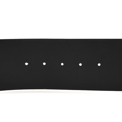 Valentino Garavani Glossy Calfskin VLogo Reversible 70mm Belt 70 28 Saddle Brown Black 4 of 5