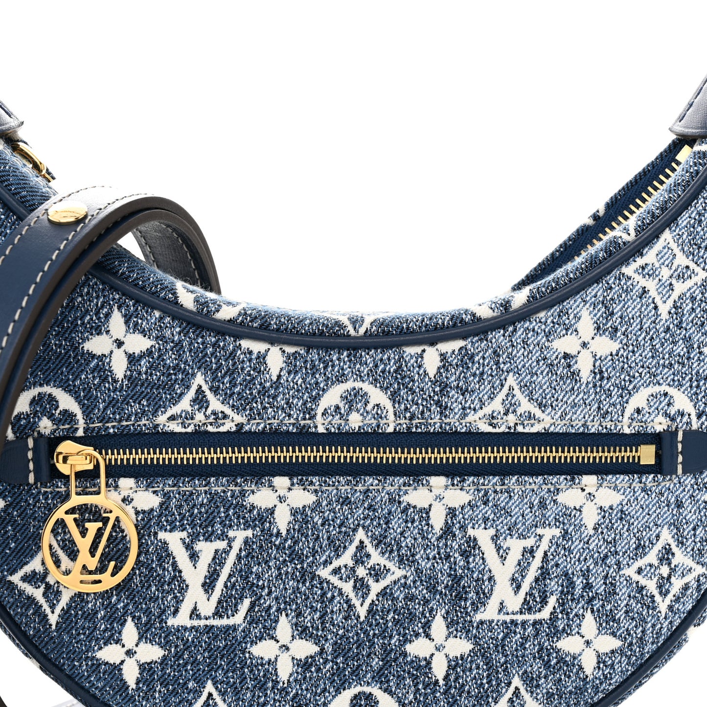 Monogram Jacquard Denim Loop Bleu