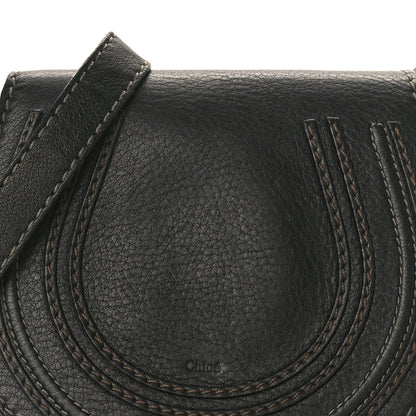 Chloe Calfskin Mini Marcie Round Crossbody Bag Black 7 of 18