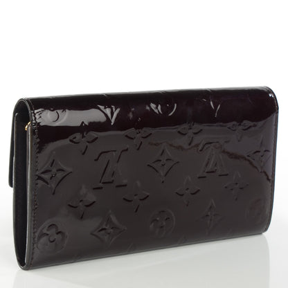 Louis Vuitton Vernis Sarah Wallet Amarante 3 of 7