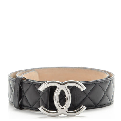 Chanel Lambskin Quilted CC Belt 90 36 Black 1 of 6