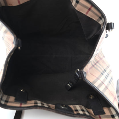 Burberry Haymarket Check Large Canterbury Tote Chocolate 5 of 9
