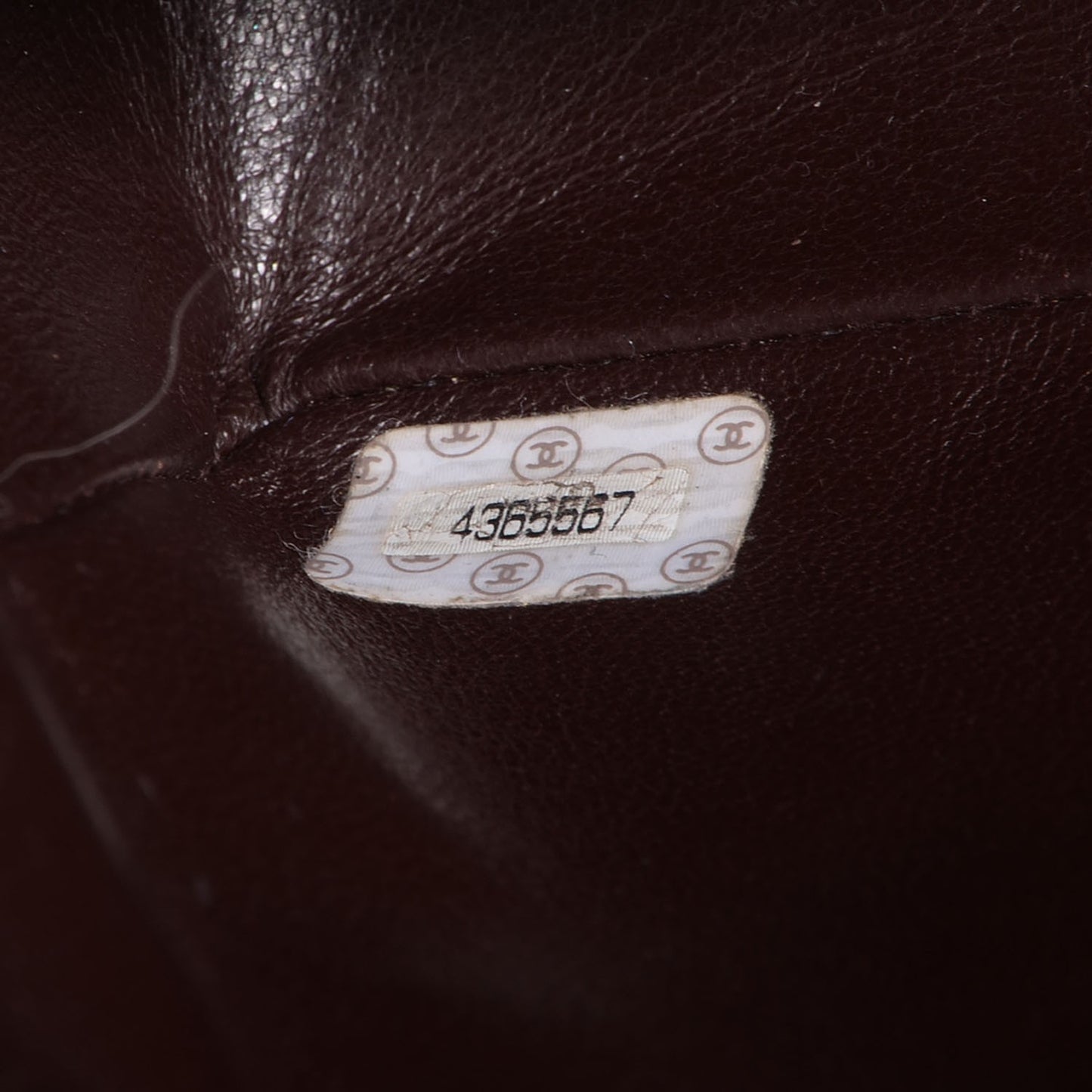 Lambskin Quilted Mini Square Flap Brown