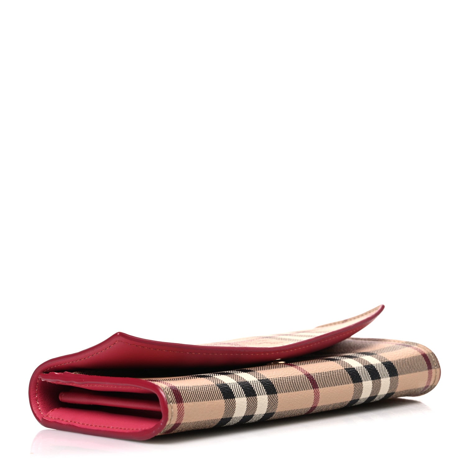 Burberry Haymarket Check Halton Wallet Pink 4 of 8