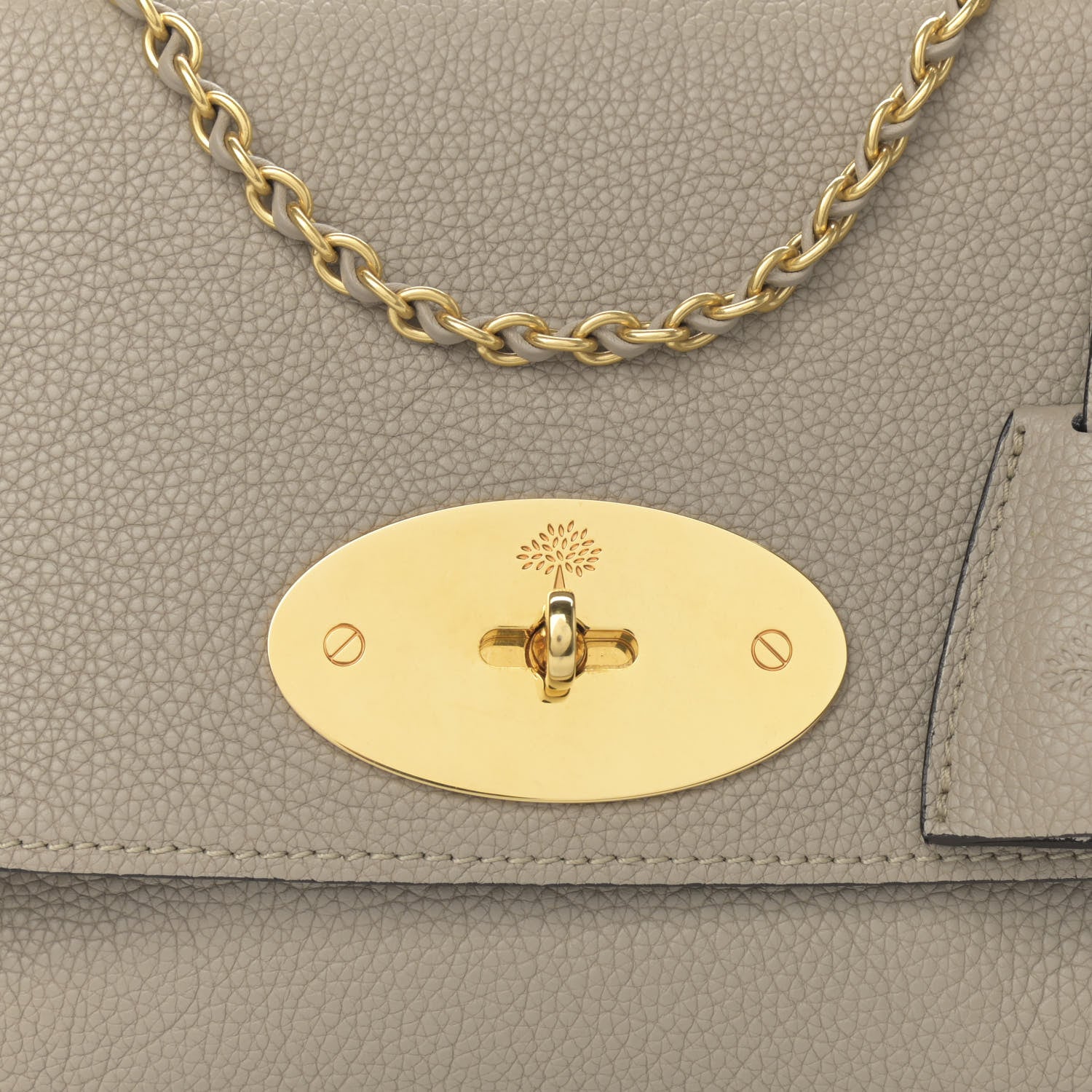 Mulberry Small Classic Grain Medium Lily Solid Grey 8 of 10