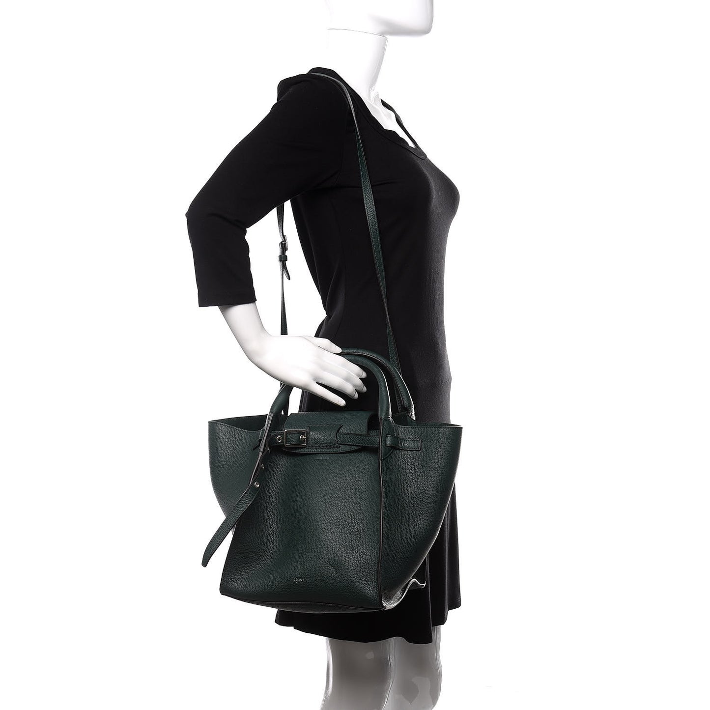 Supple Grained Calfskin Small Big Bag Amazone